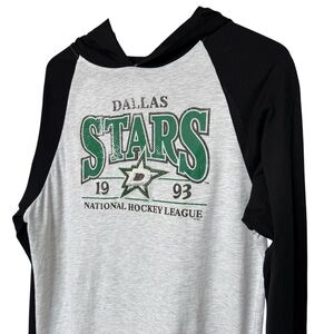NHL Dallas Stars Men's M Raglan Long Sleeve Hoodie Multicolor M Cotton Casual